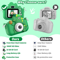 Masterbee kids camera puzzle games showcasing educational entertainment for kids.