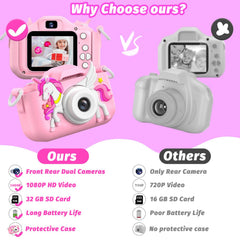Masterbee kids camera toy durable silicone case protects during play.