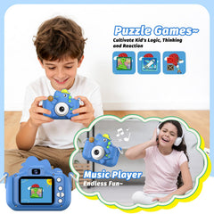 Masterbee kids camera toy silicone drop-case protects little hands during play.