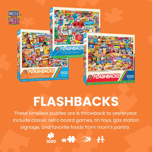 MasterPieces 1000-piece puzzle pieces offering a satisfying challenge for all ages