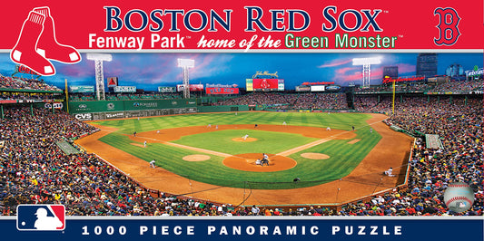 MasterPieces 1000-piece Red Sox center view puzzle, perfect for wall display.