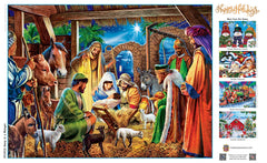 18x24 puzzle on a table ready for a collaborative family night.