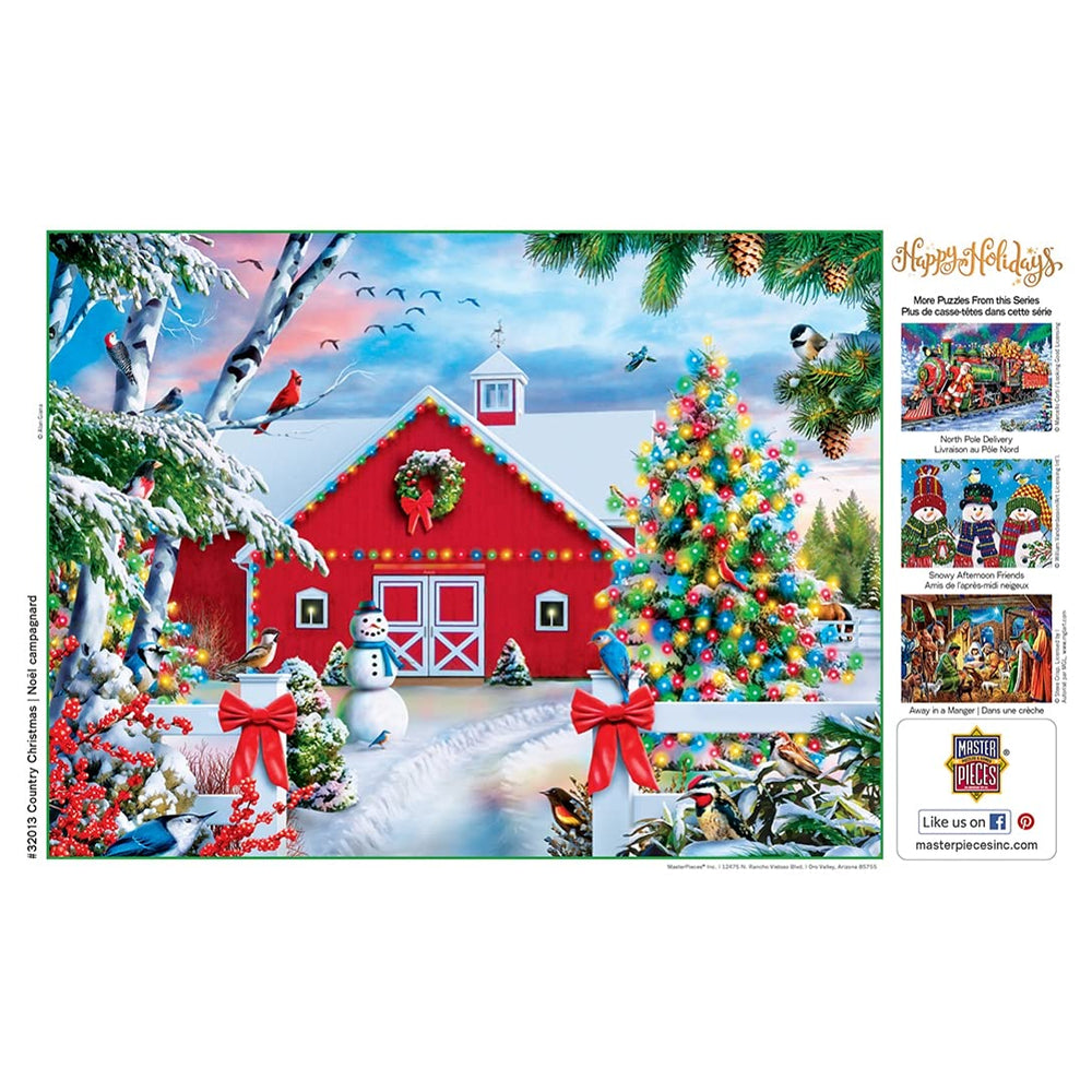 MasterPieces 18x24 size puzzle shown, ideal for desktop or coffee table setups.