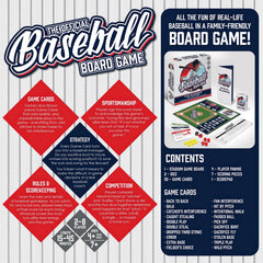 Family enjoys screen-free game night with MasterPieces baseball dice board game