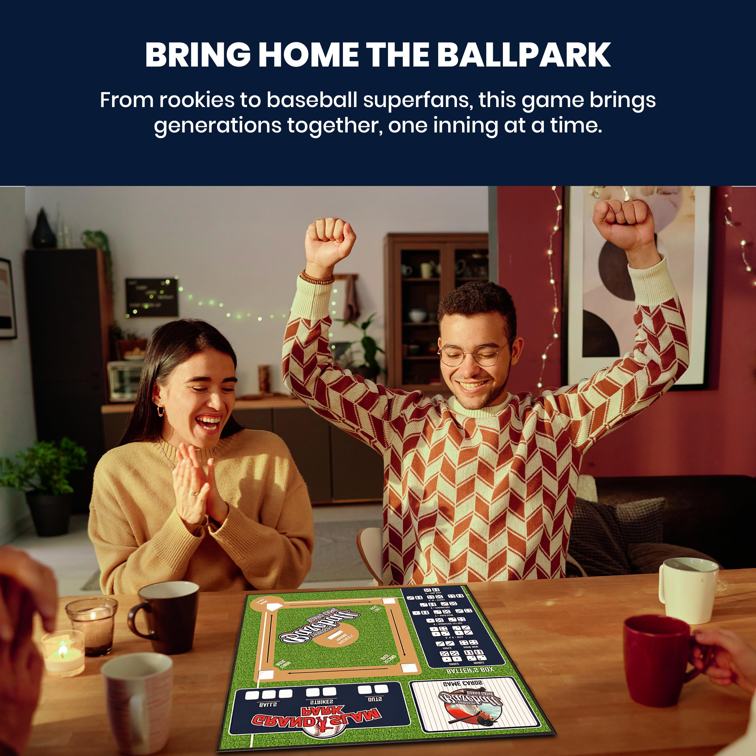 Stolen base card in MasterPieces baseball dice board game boosts excitement