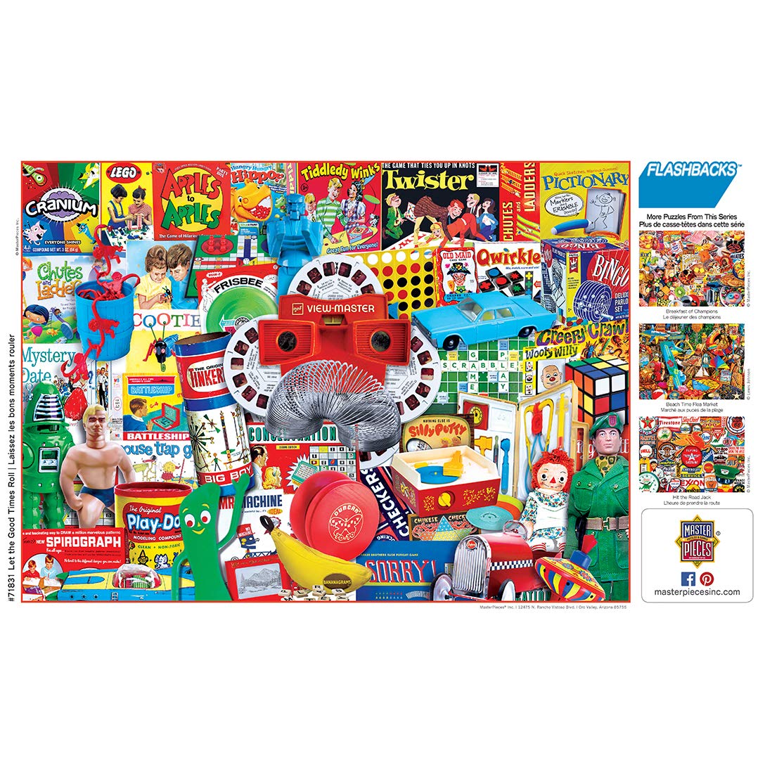 MasterPieces unique piece cuts provide a challenging and engaging experience
