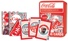 MasterPieces Coca-Cola jokers included in the tin for complete decks.