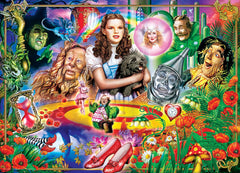 Masterpieces Dorothy and Wizard in Emerald City scene for relaxed evenings.