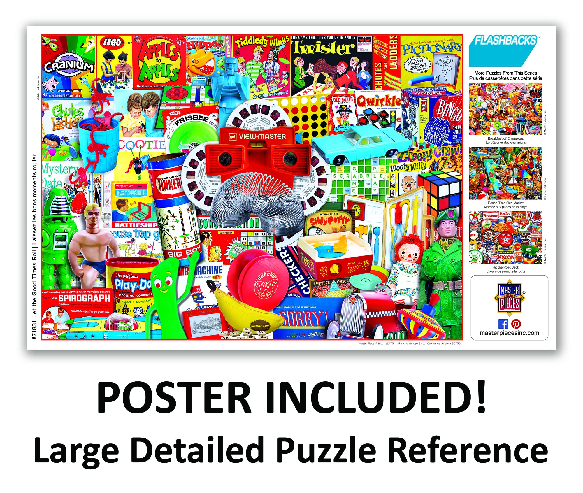 MasterPieces entertainment for all ages with versatile puzzle options