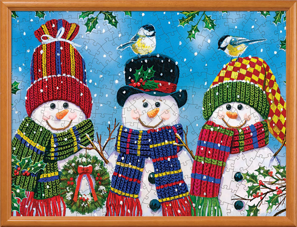 MasterPieces EZ Grip Snowy Afternoon Friends kids solving for learning moments