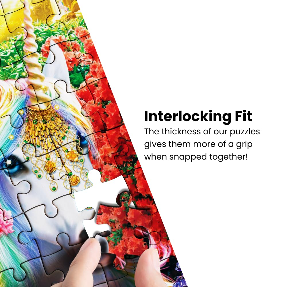 MasterPieces interlocking 300-piece layout provides a satisfying challenge.