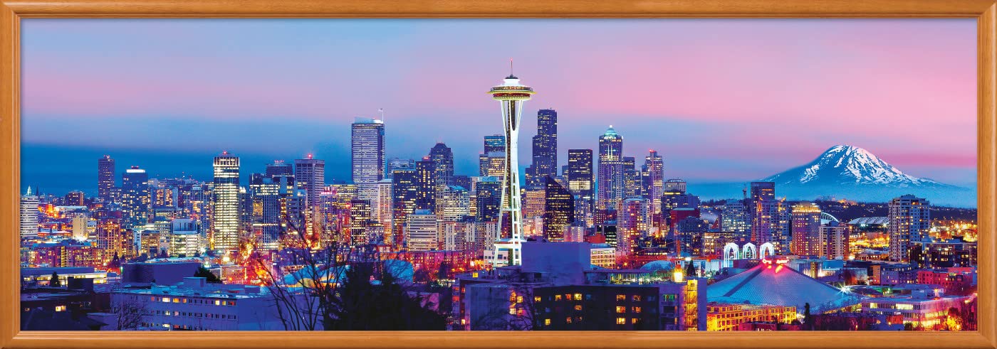 MasterPieces Mount Rainier background—dramatic panorama enhances home decor.