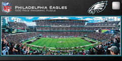 Masterpieces 1000-piece Eagles puzzle, eco-friendly inks and recycled materials.