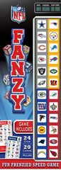 Masterpieces NFL Fanzy dice game dice in action for quick, engaging rounds.