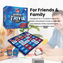 Masterpieces NFL Gridiron Trivia divider cards used to organize rounds.