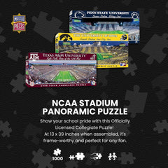 MasterPieces officially licensed NCAA puzzle featuring Buckeyes imagery for collectors.