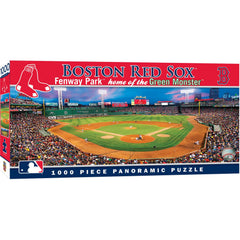 MasterPieces panoramic stadium front-row view puzzle for baseball fans.