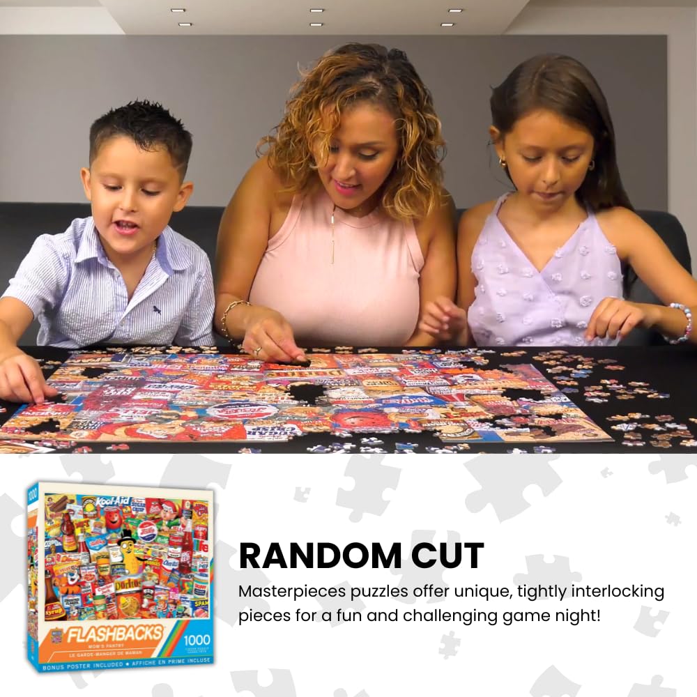 MasterPieces full-color poster included to reference while you puzzle