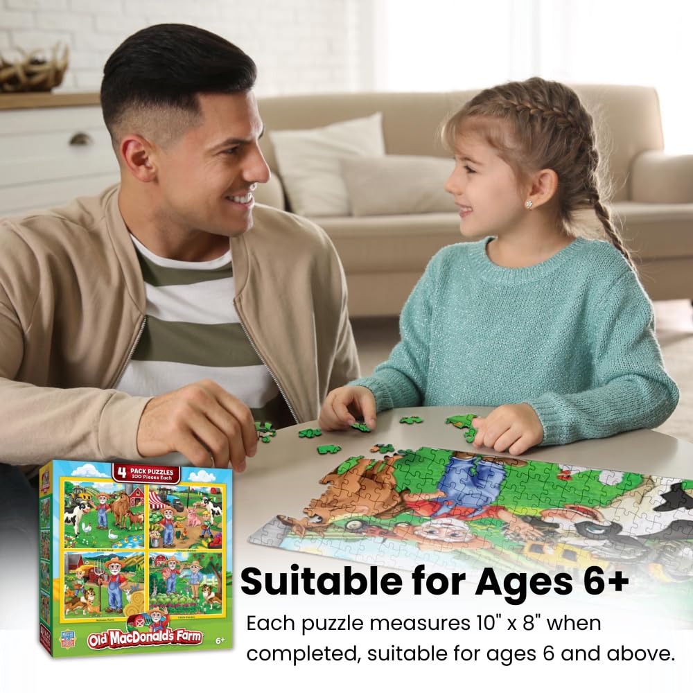 Matte finish on MasterPieces puzzles to reduce eye strain during play sessions.