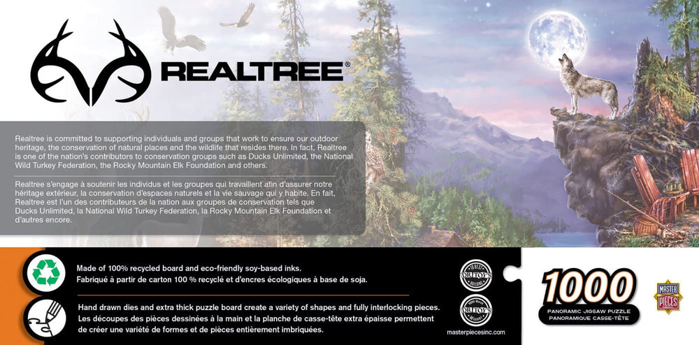 MasterPieces Realtree panoramic puzzle showcases wide scenic vista for challenge