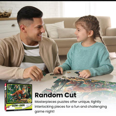 MasterPieces unique shapes provide varied cuts for a stimulating puzzling experience