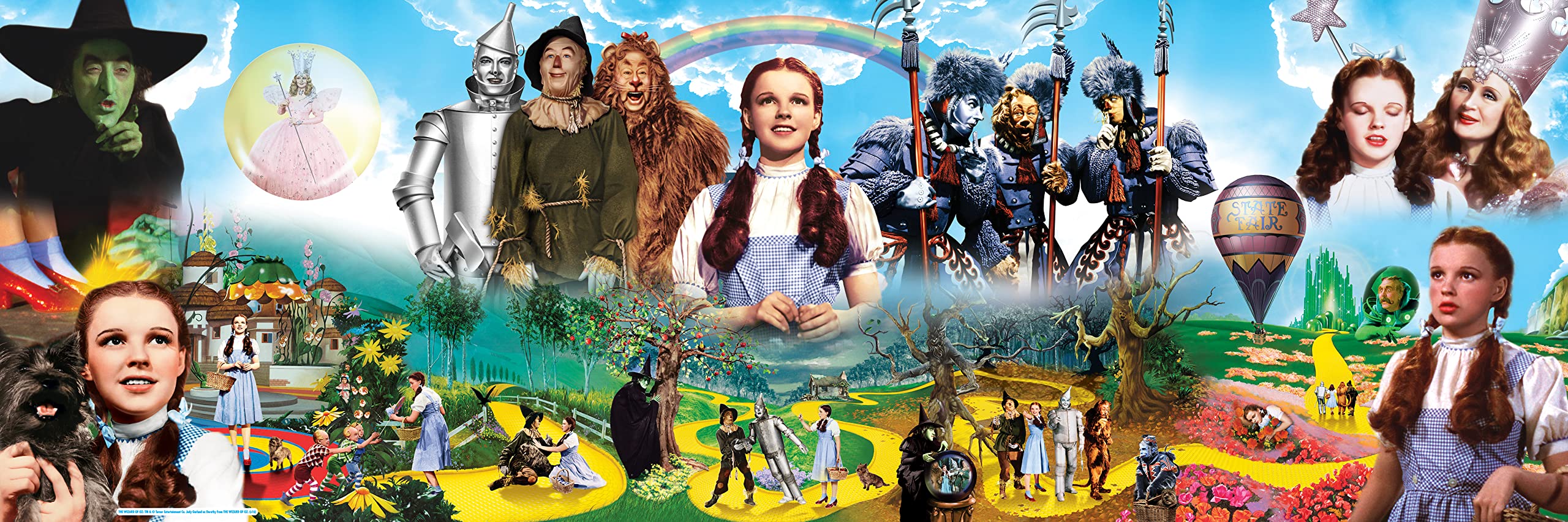 MasterPieces Wizard of Oz character ensemble offers a lively scene to assemble