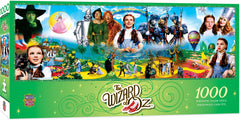 MasterPieces Wizard of Oz panoramic puzzle shows Emerald City for immersive family puzzle time