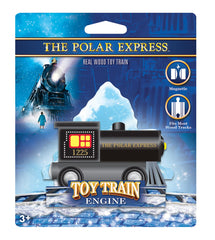 MasterPieces Polar Express wooden train engine side-magnetic connection for easy linking