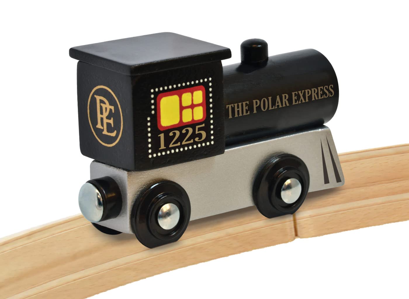 MasterPieces Polar Express wooden train engine ideal toddler gift