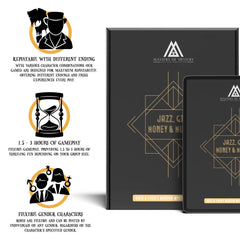 Masters of Mystery detective recordings enhance host participation and storytelling.