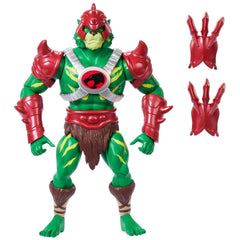 Removable Battle Cat-Man armor pieces for customization and posing