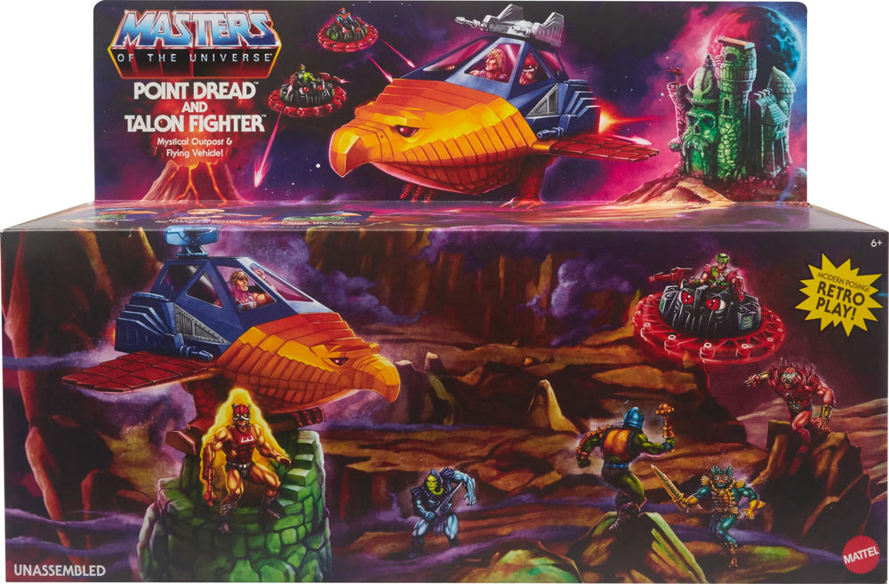 Masters of the Universe double-turret cannon: attachable defense feature for dynamic battle scenes.