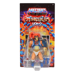 Masters of the Universe Lion-O origin claw shield and armor add dramatic flair.