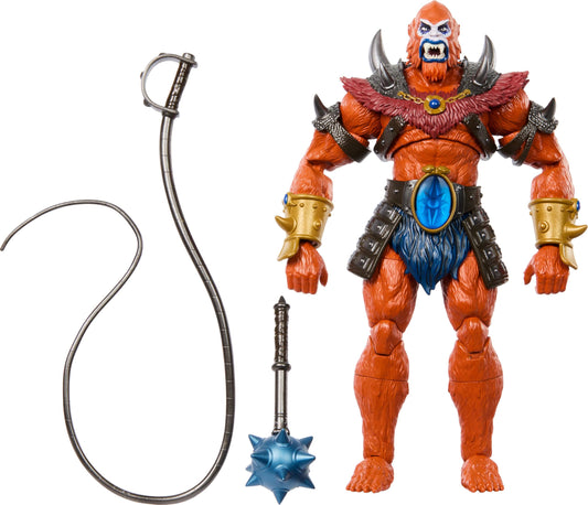 Masters of the Universe Masterverse Beast Man front view, ideal for dynamic posing.