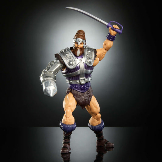 Fisto iron fist highlight with metallic finish for premium articulation during play.