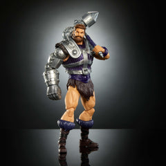 Two interchangeable heads offer classic Alcala-inspired and barbarian looks for display variety.