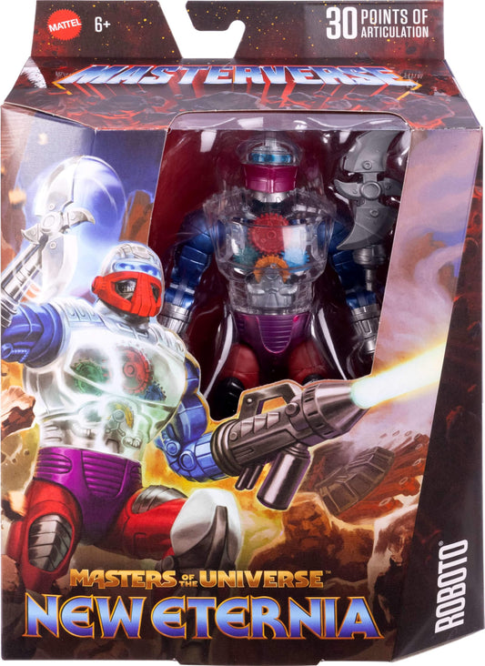 Roboto action figure highlights 30 articulation points for dynamic posing options