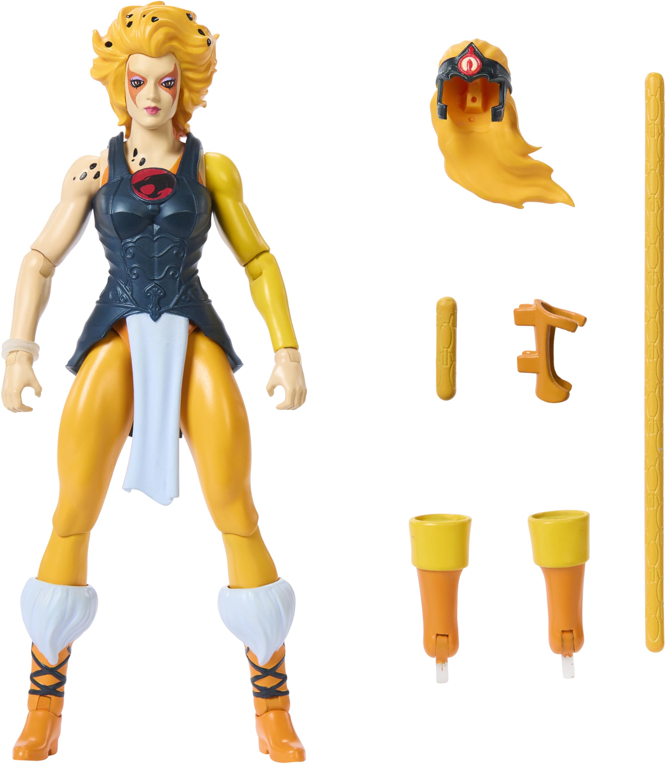 Masters of the Universe Origins Cheetara action figure in 5.5-inch scale for nostalgic display