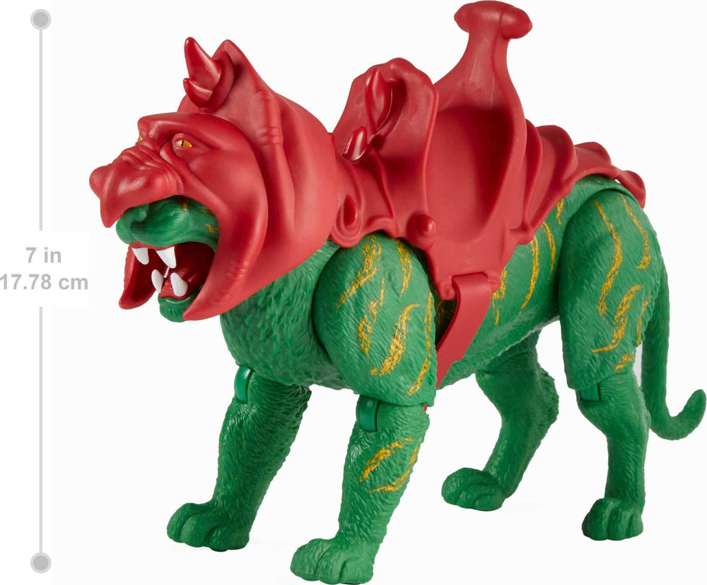 A fierce, tiger-like creature ideal for imaginative MOTU battles and adventures.