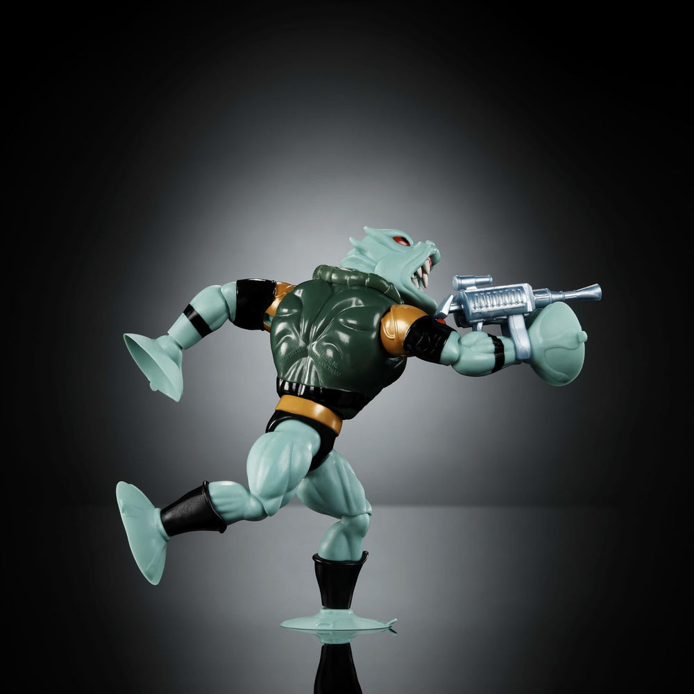 Masters of the Universe Origins Leech figure shows detailed design and articulation.