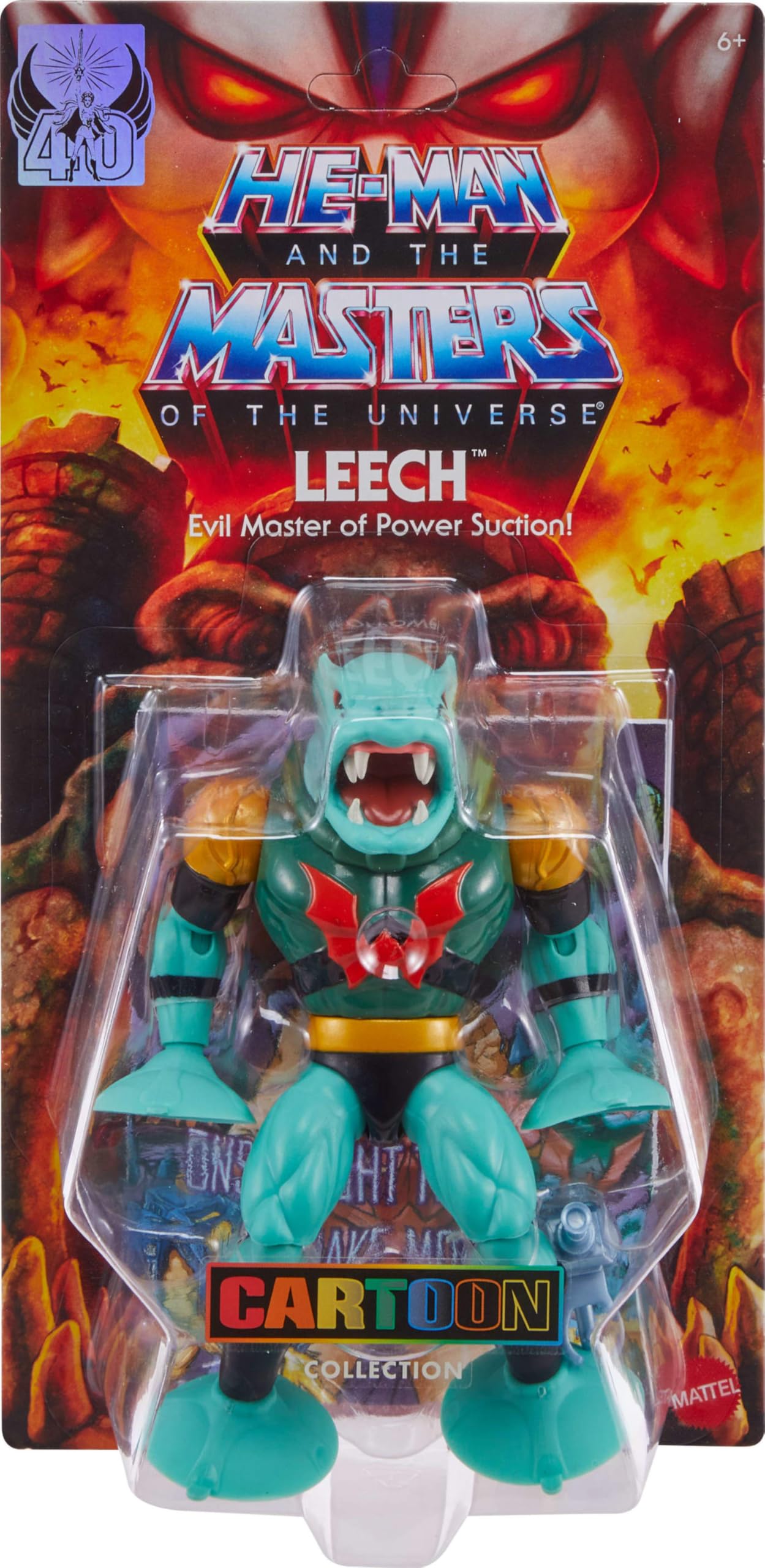 Masters of the Universe Origins Leech articulation-ready pose options for dynamic battles.