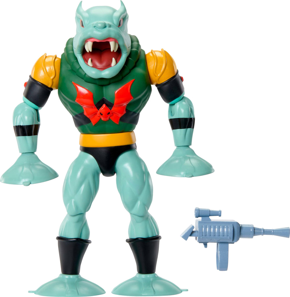 Masters of the Universe Origins Leech figure front view for nostalgic display.