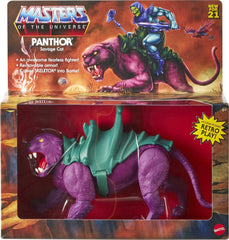 Panthor action figure on display from Masters of the Universe Origins