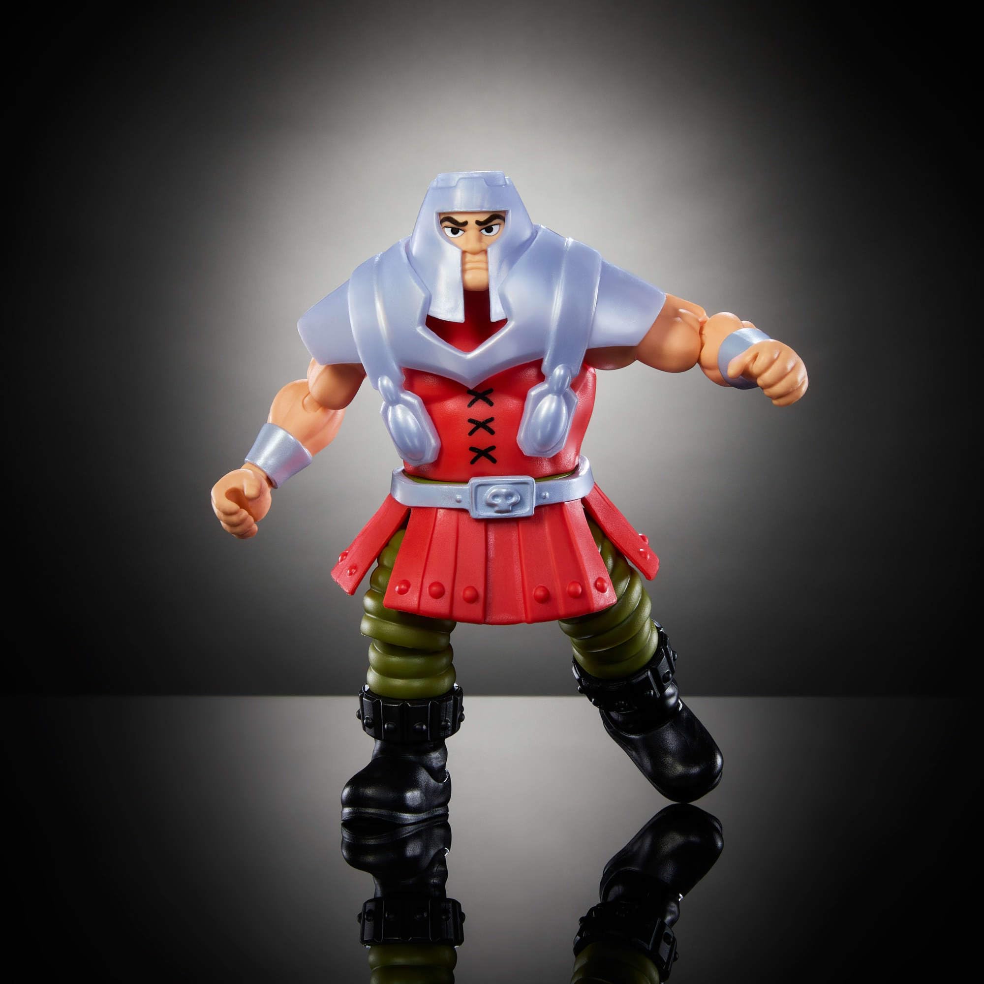 Masters of the Universe Origins Ram Man with Shokoti idol accessory evokes a classic episode reference.