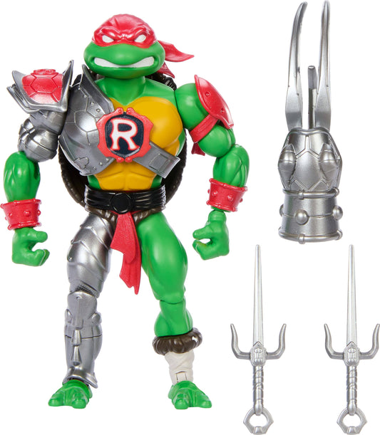 Masters of the Universe Origins Raphael in a dynamic action pose for display and play.