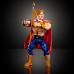 Removable harness and cape on the Bow figure for mix-and-match display.