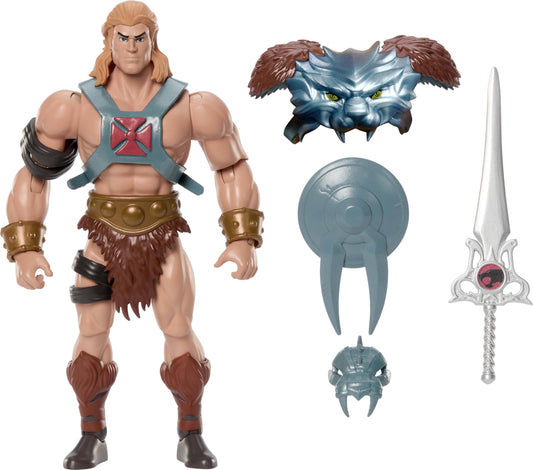 Masters of the Universe Origins He-Man in dynamic pose for nostalgic play