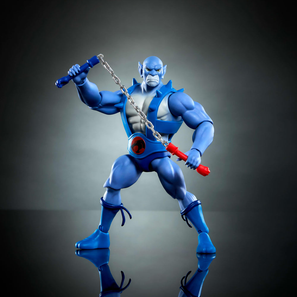 Masters of the Universe Panthro mace accessory enables dramatic poses