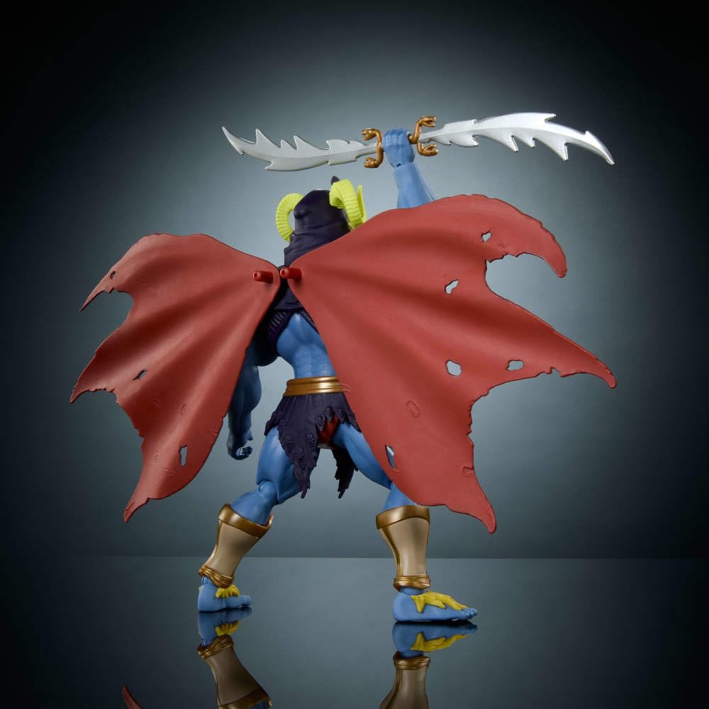 Masters of the Universe Skell-Ra Sword of Plun-Darr for action.