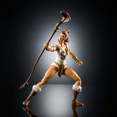 Serpent-headed staff accessory to enrich New Eternia action scenes.